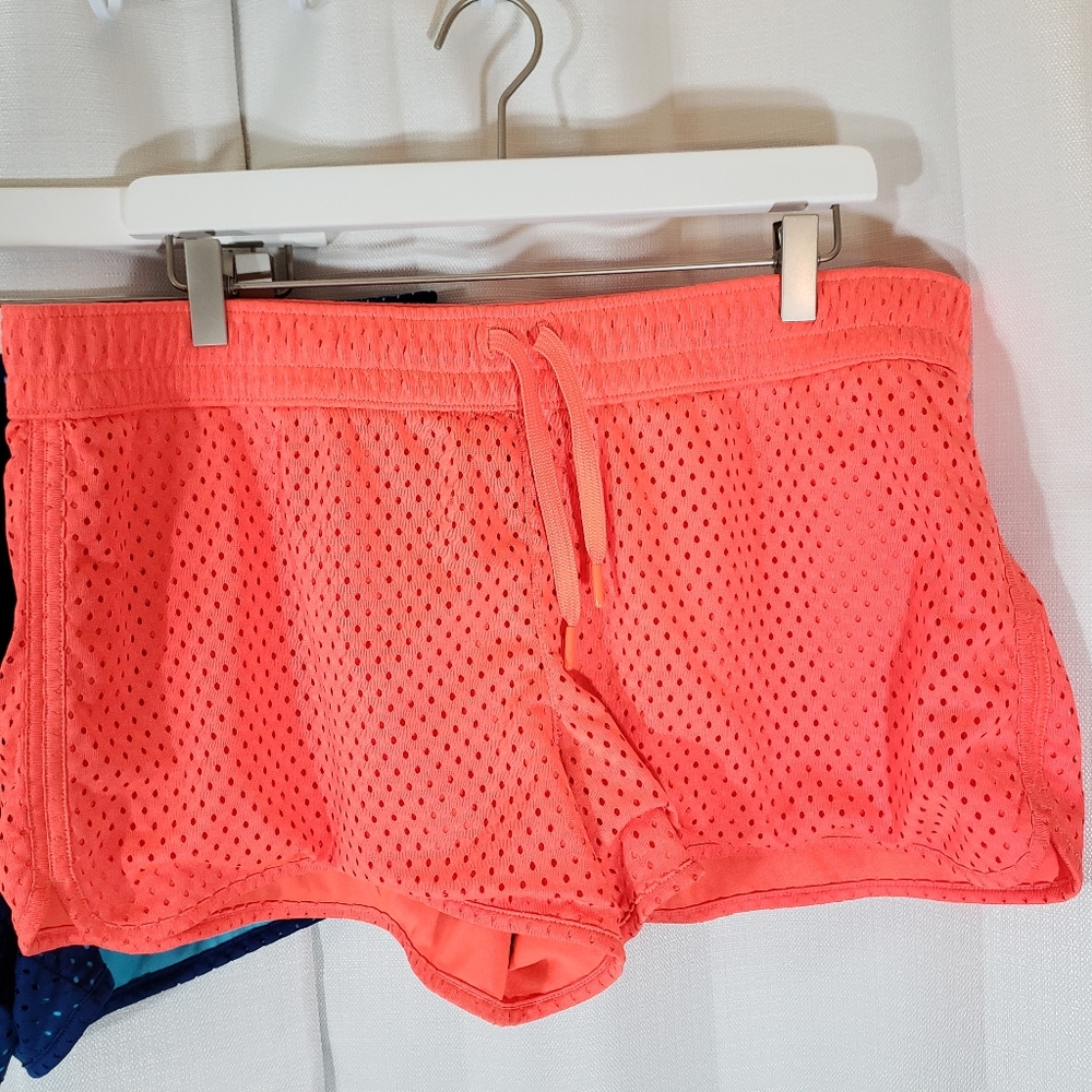 Bundle Lot of 2 XLarge Athletic Works Running Shorts  - Blue & Orange - Picture 2 of 8